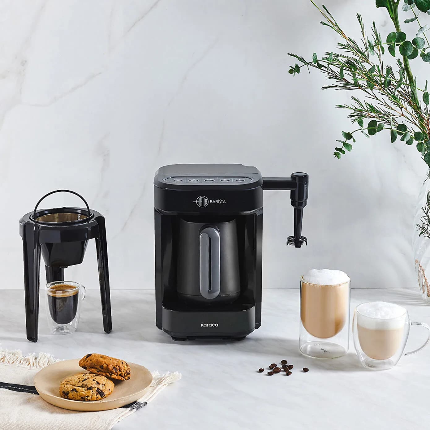 Karaca Hatır Barista Latte ve Türk Kahve Makinesi Space Gray