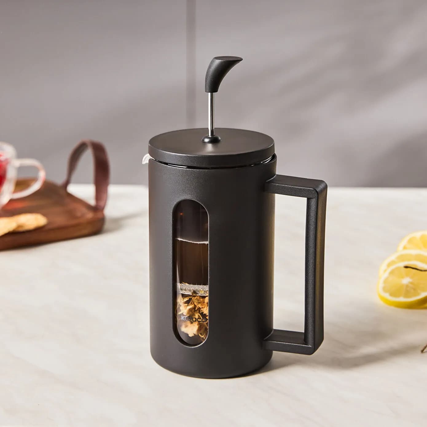 Karaca Leya Borosilikat Cam French Press 600 ml