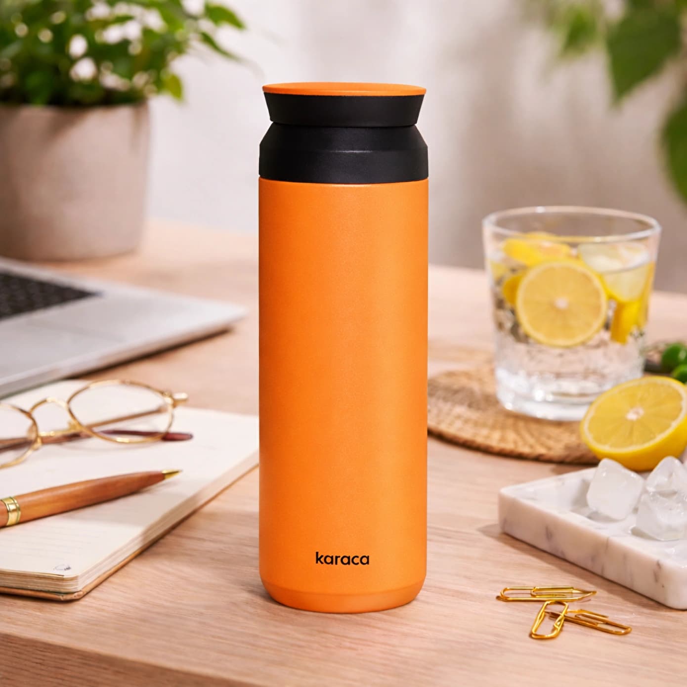 Karaca Rainbow Çelik Sızdırmaz Termos Turuncu 500 ml