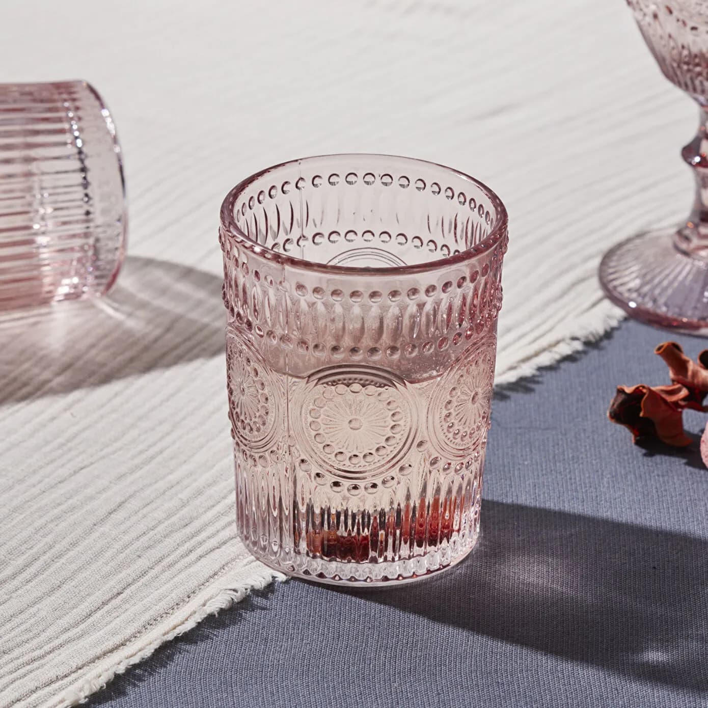 Karaca Sunflower Su Bardağı Pembe 250 ml