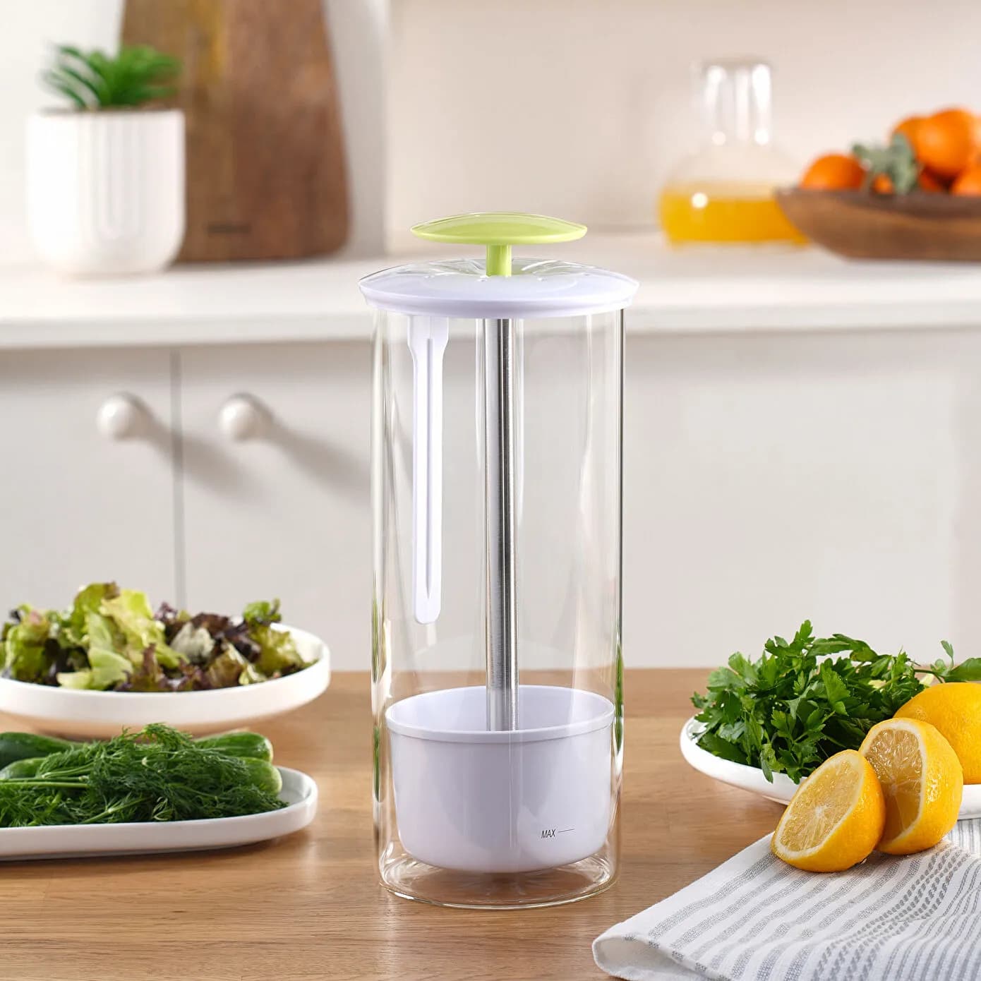 Karaca Herbal Eco Cam Sebze Saklama Kabı 550 ml
