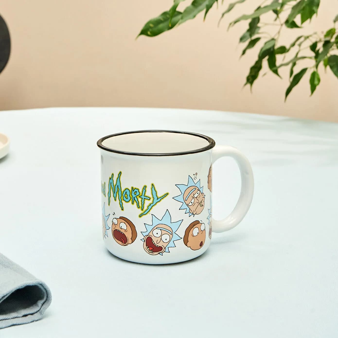 Karaca Rick And Morty Beyaz Kupa 400 Ml