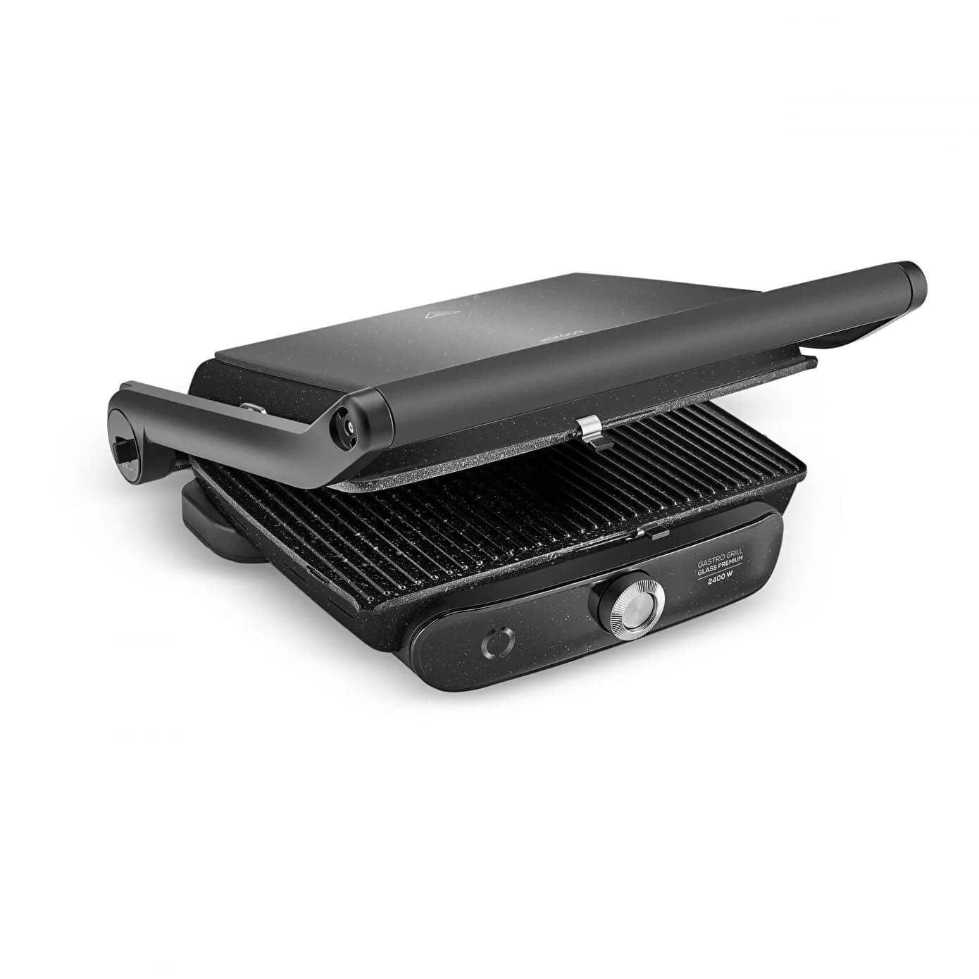 Karaca Gastro Grill Glass Premium Döküm Tost ve Izgara Makinesi Shiny Black 6 Dilim Kapasiteli 2400W