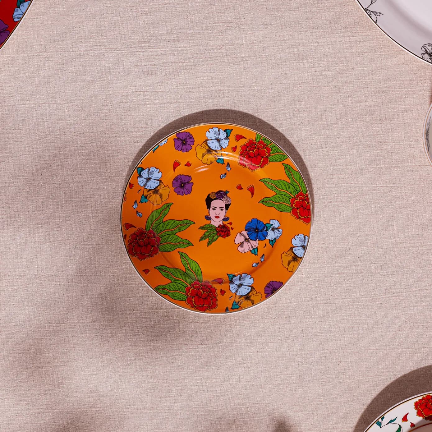 Karaca Frida Pasta Tabağı Turuncu 19 Cm