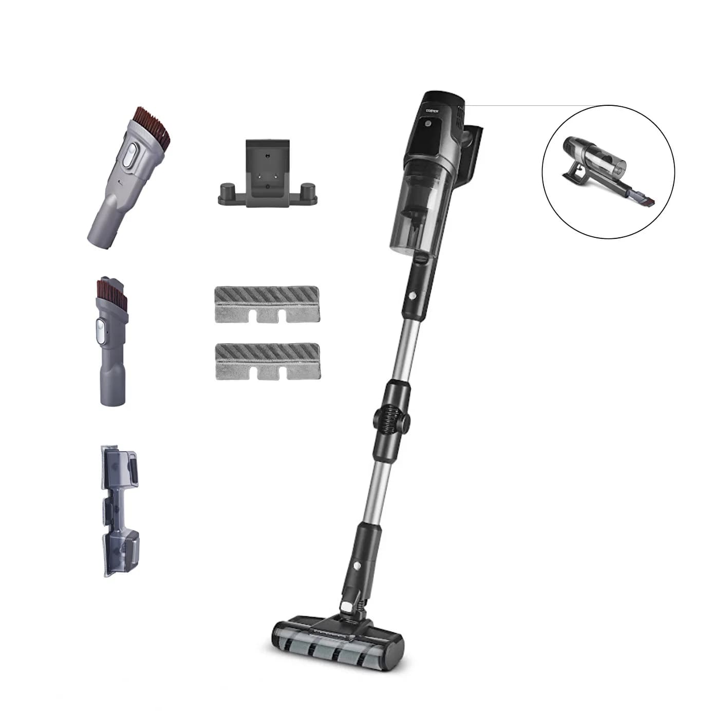 Karaca Dynamic Vacuumx 3 in 1 Kablosuz Islak Kuru Dikey Süpürge