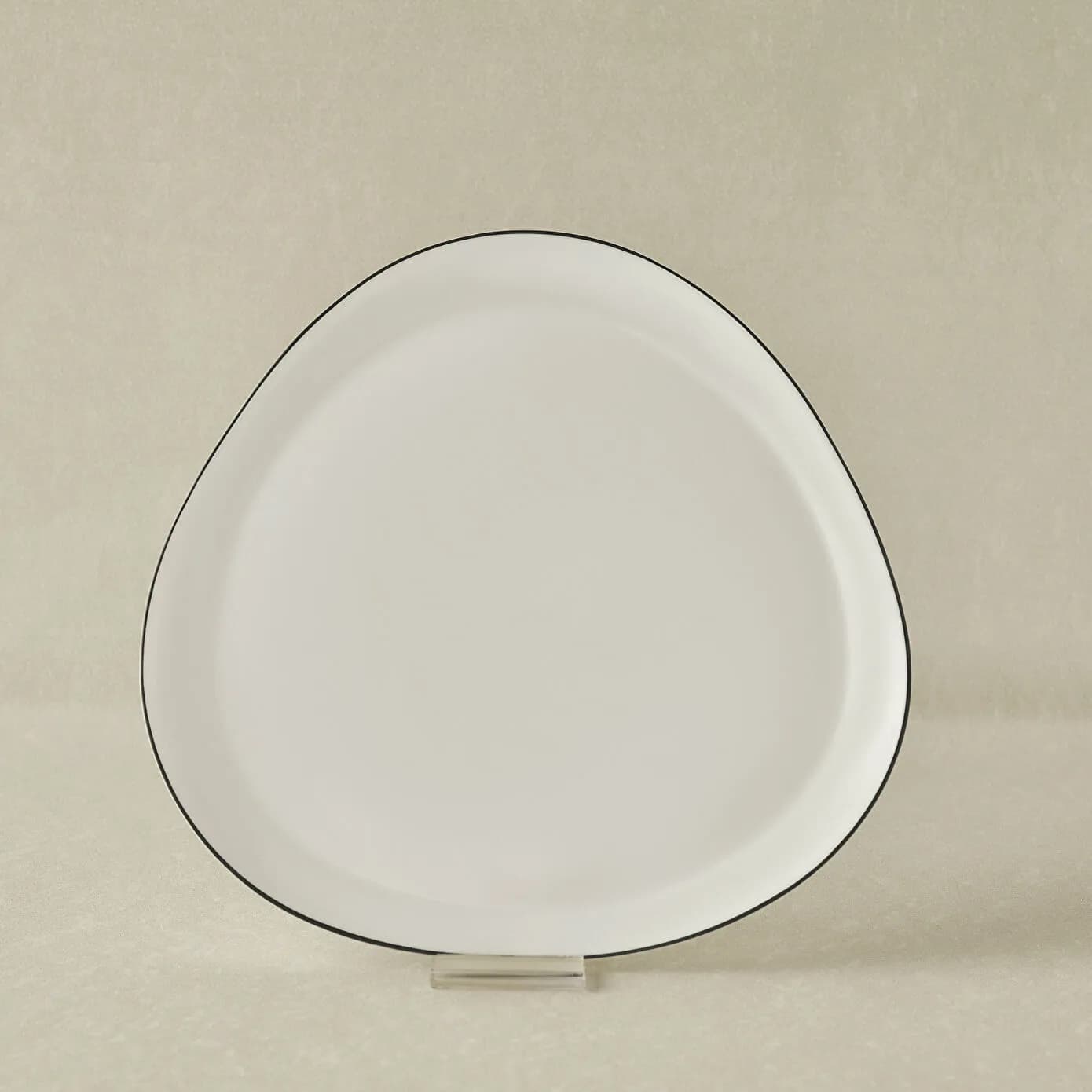 Karaca Agata Opal Cam Servis Tabağı 25 Cm