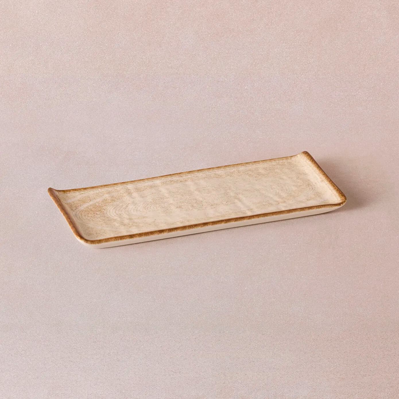 Karaca Ephesus Kayık Tabak 24 Cm Bej