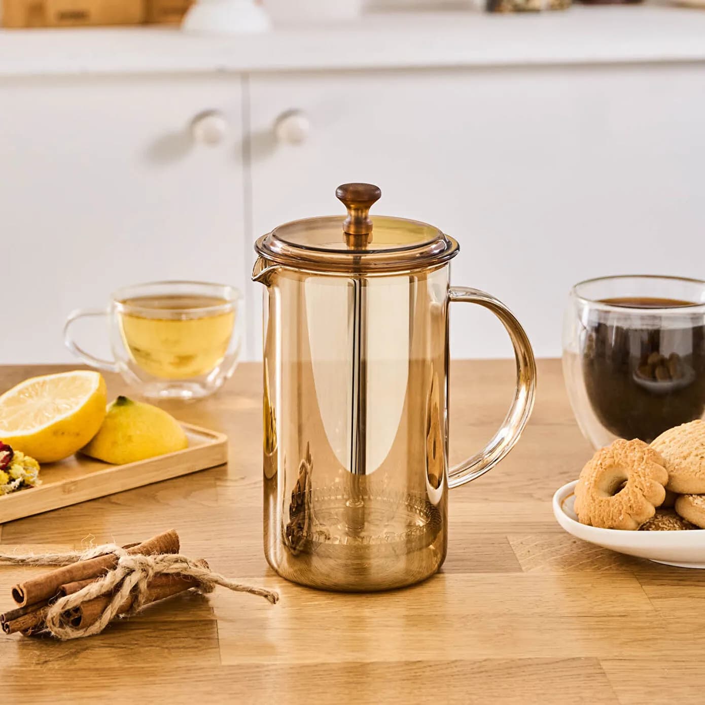 Karaca Alina French Press 600 ml Amber