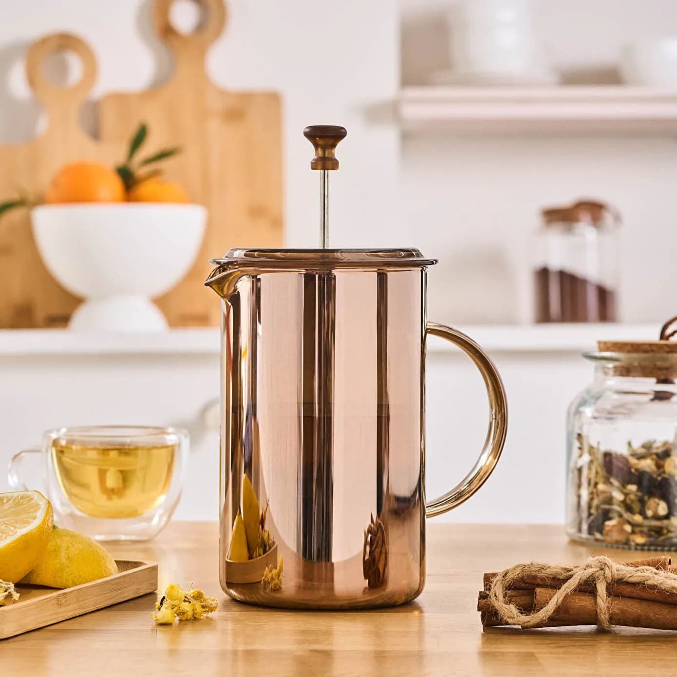 Karaca Alina French Press 800 ml Amber