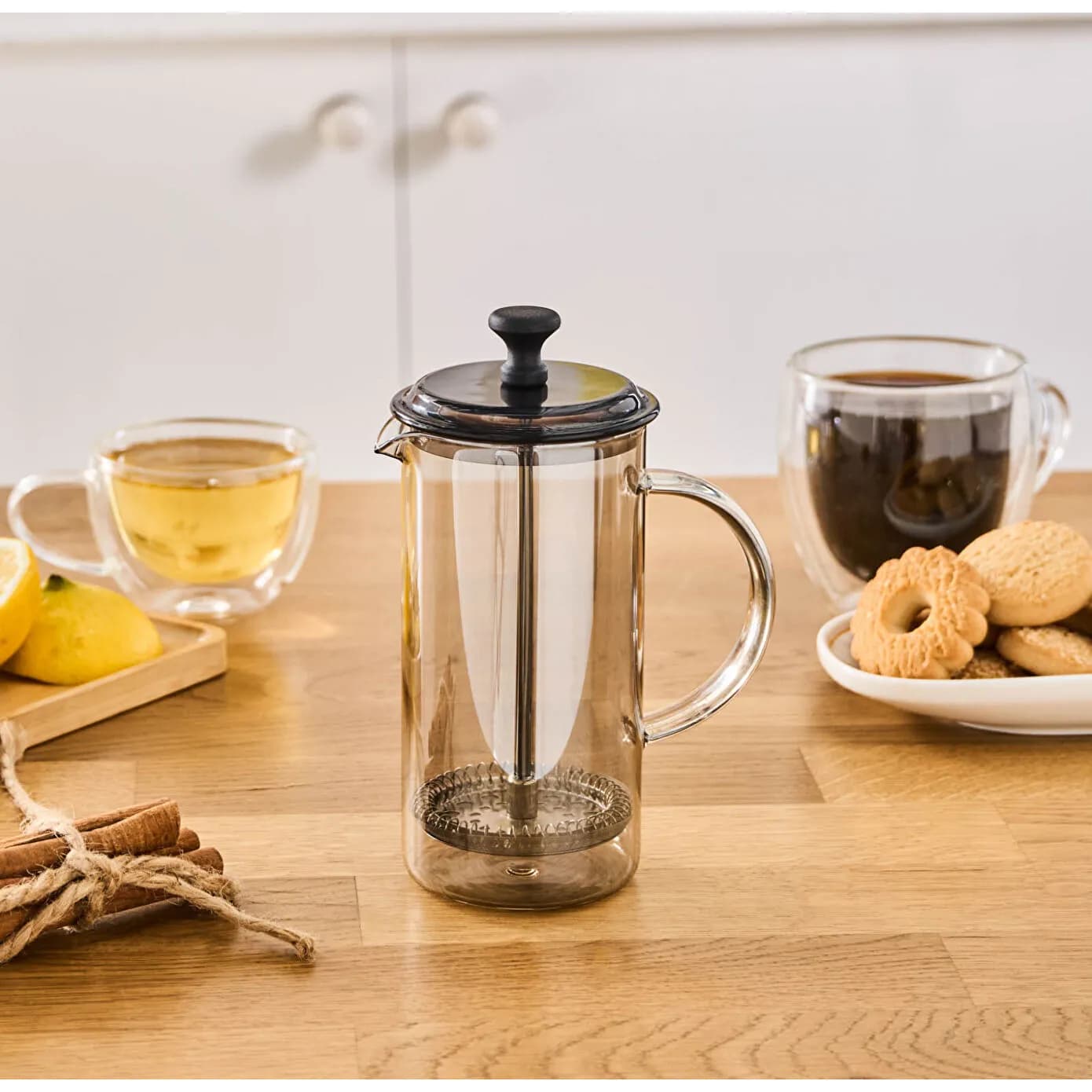 Karaca Alina French Press Gri 350 ml
