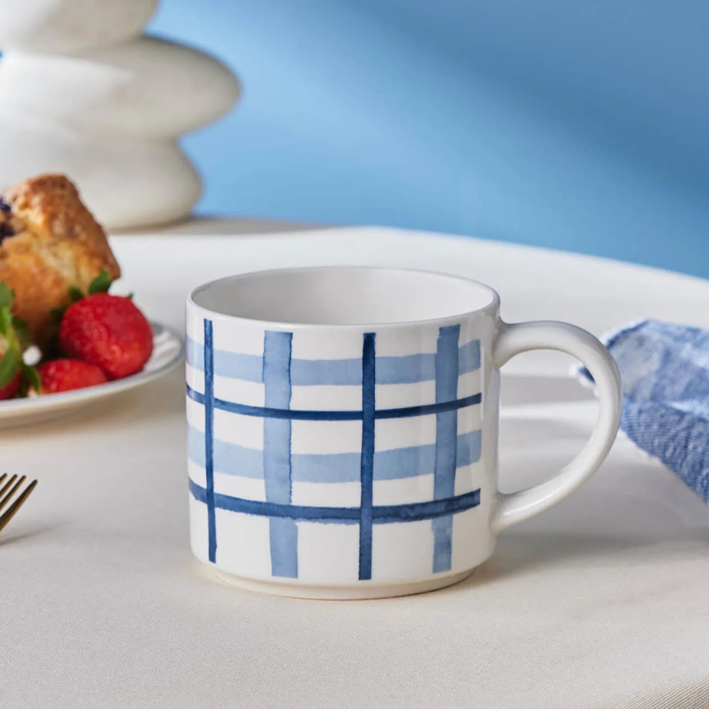 Karaca Alize Kareli Mug 390 Ml