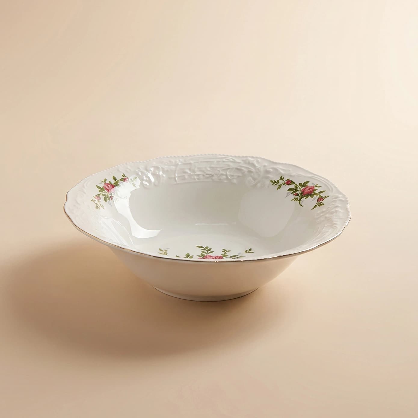 Karaca Vintage Rose Salata Kasesi 23 cm