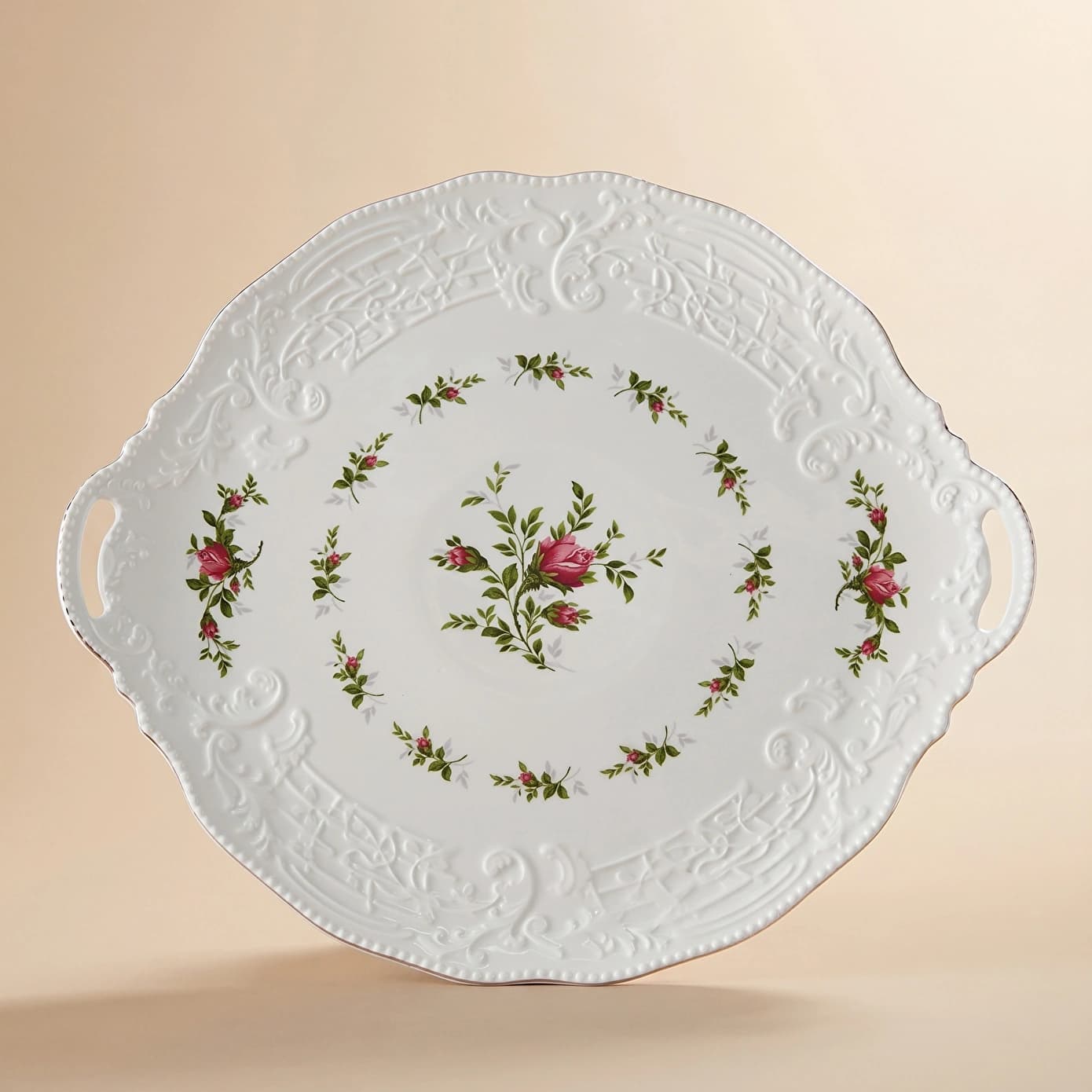 Karaca Vintage Rose Tepsi 35 cm