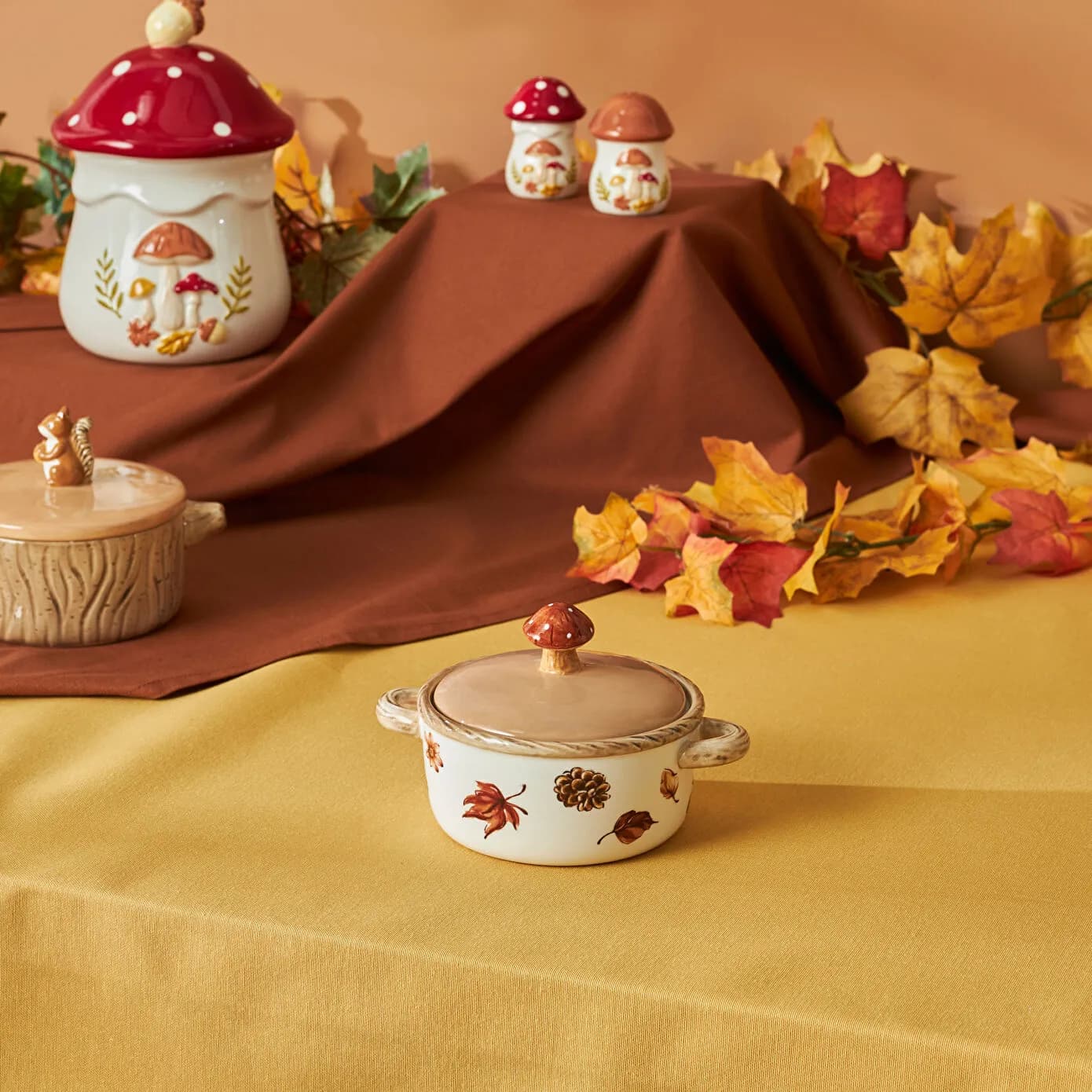 Karaca Cozy Mantar Kapaklı Kase 380 ml