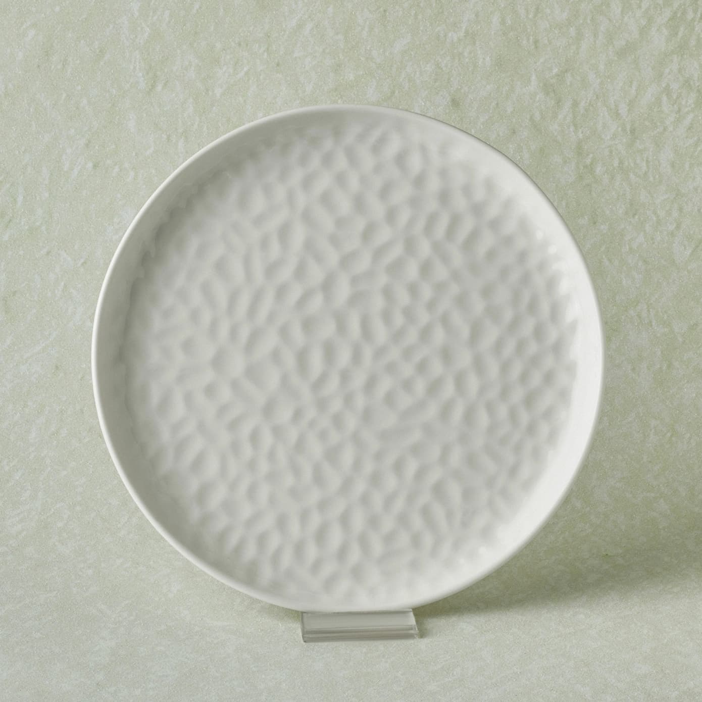 Karaca x Refika Bembeyaz Yuvarlak Pasta Tabağı 22 cm