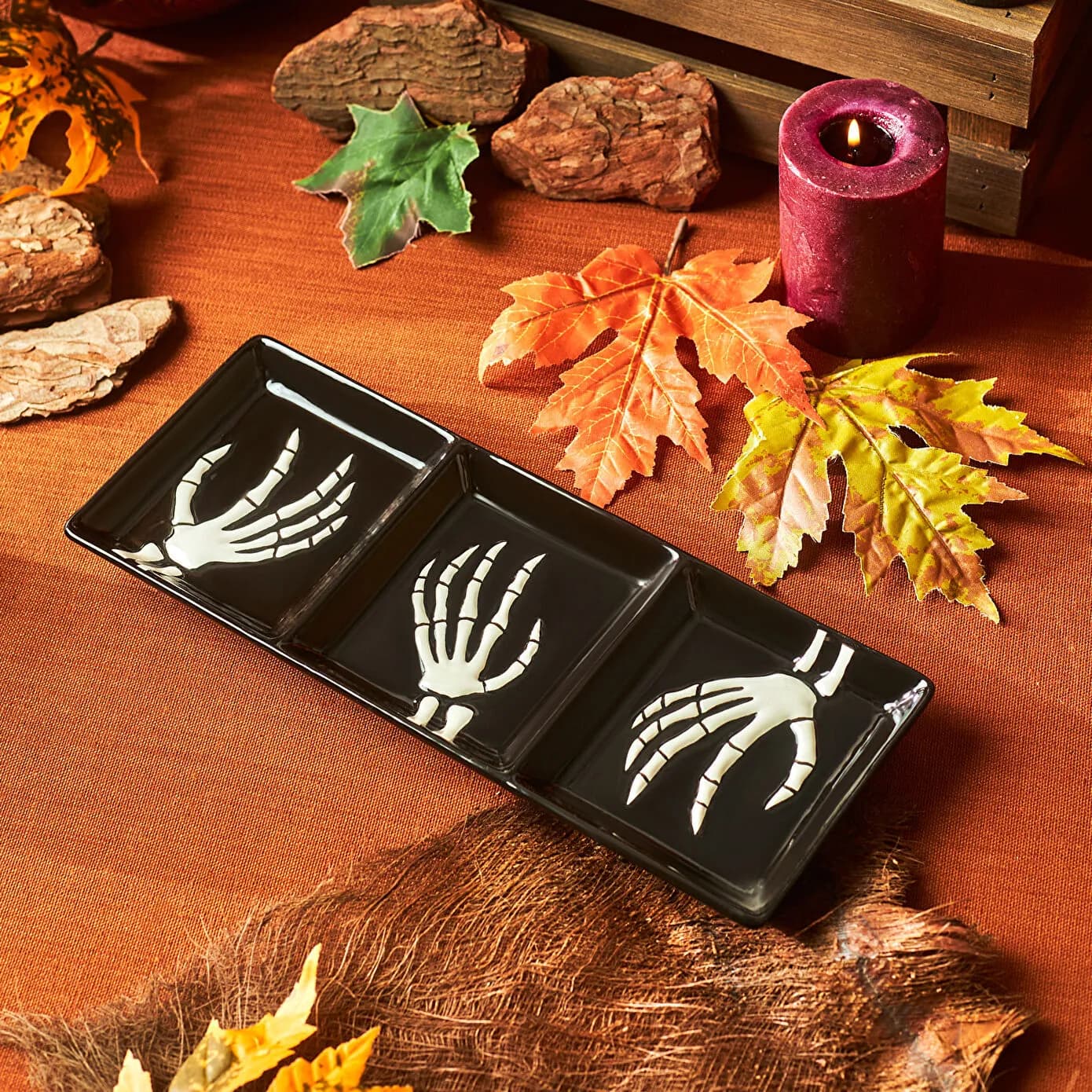 Karaca Halloween Bölmeli Sunum Tabağı 31 cm