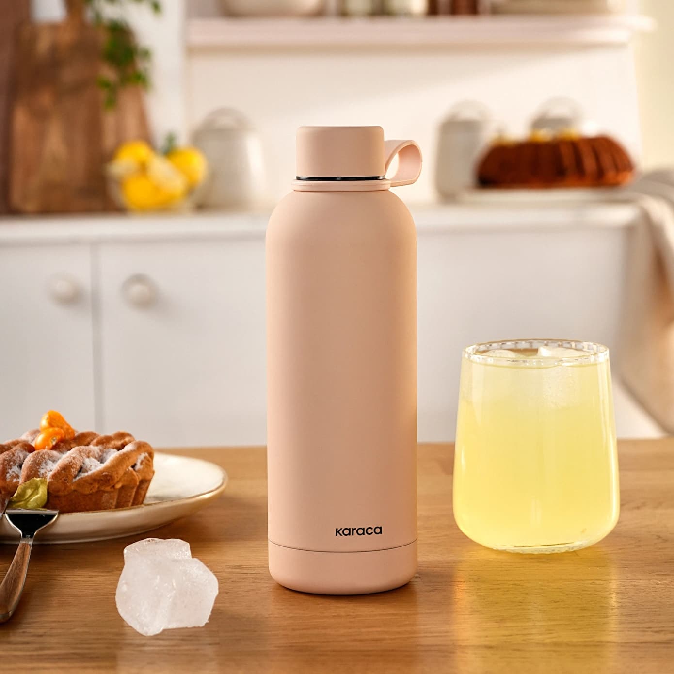 Karaca Aly Soft Touch Çelik Sızdırmaz Termos 500 ml Somon