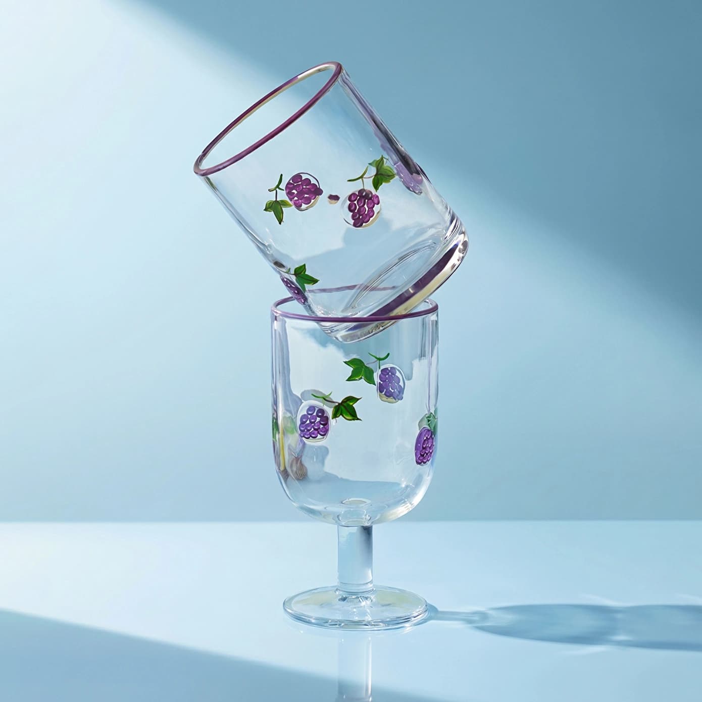 Karaca Grape Meşrubat Bardağı 420 ml Mor