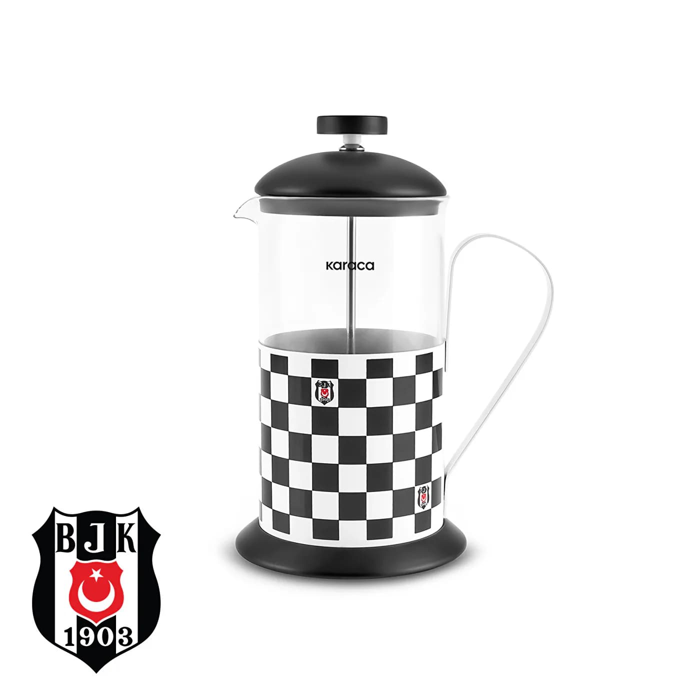 Karaca x Beşiktaş French Press 600 Ml