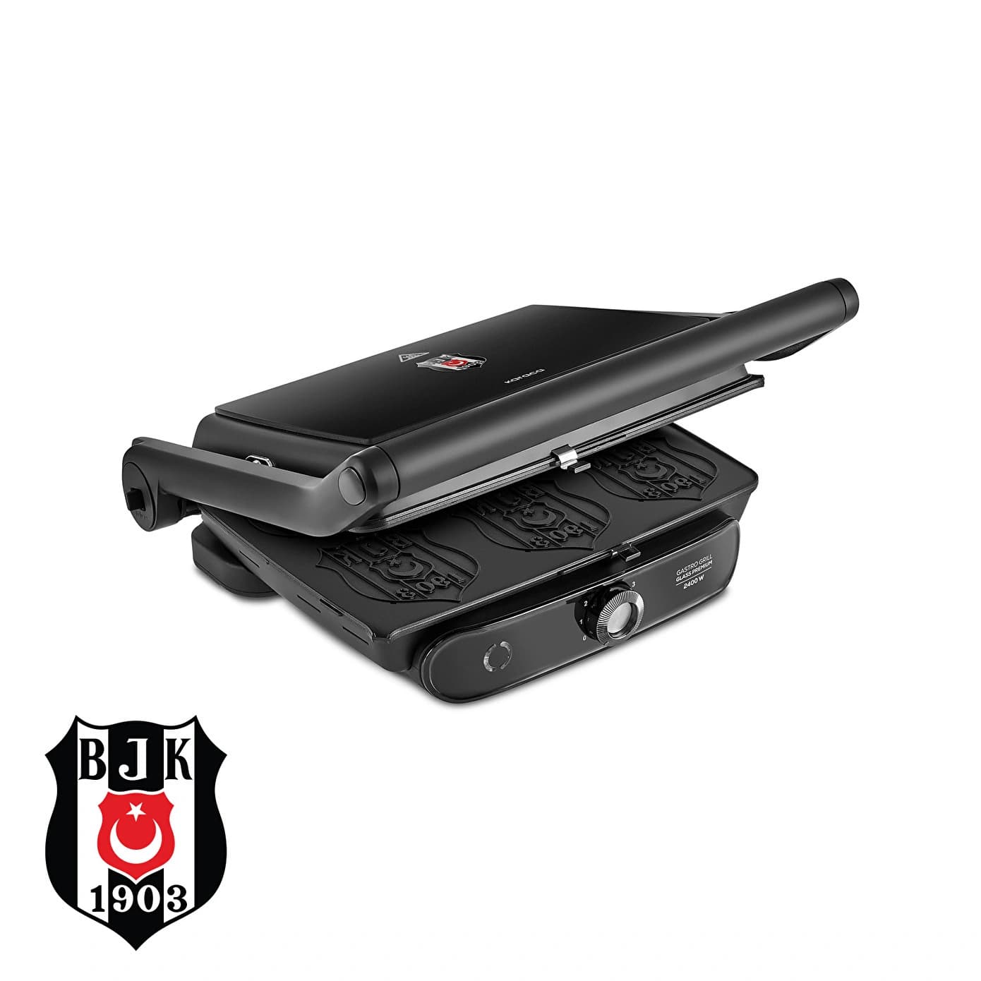 Karaca x Beşiktaş Lisanslı Taraftar Logo Plakalı Tost Makinesi