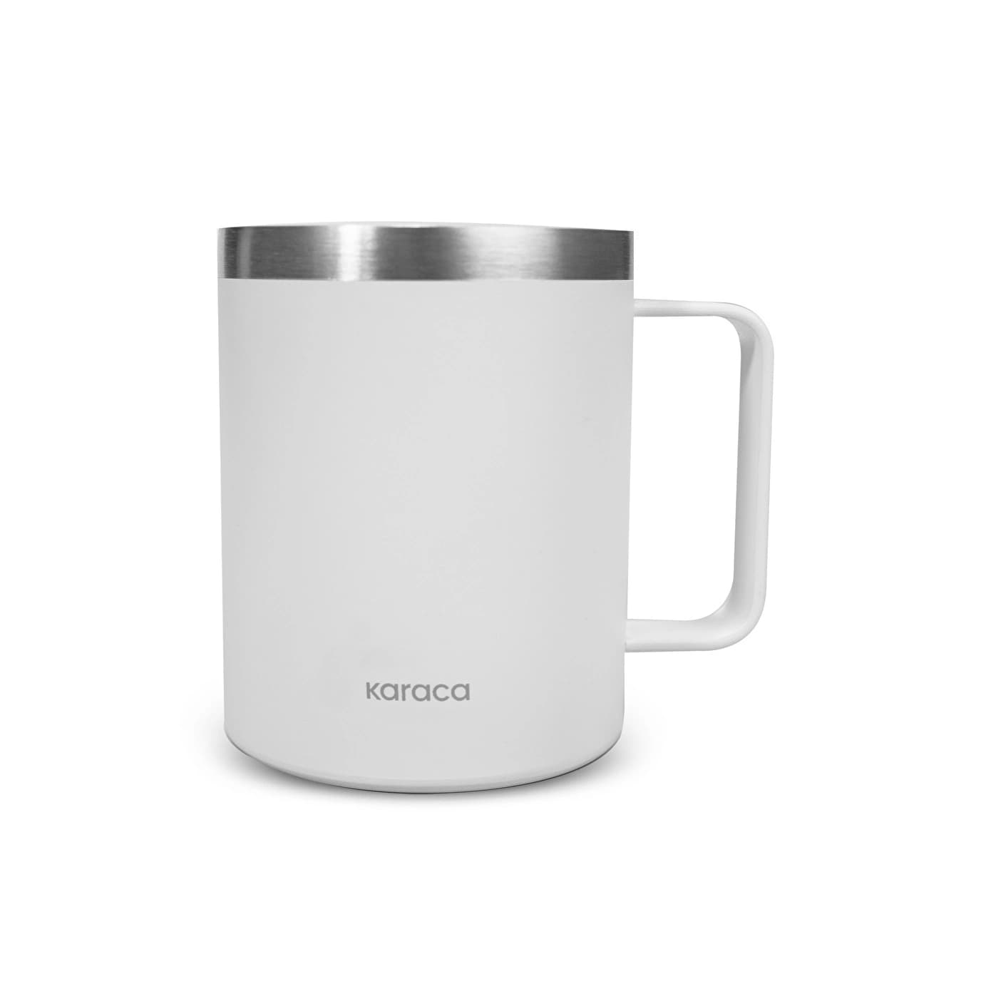 Karaca Thermal Çift Katmanlı Çelik Mug 350 ml Beyaz