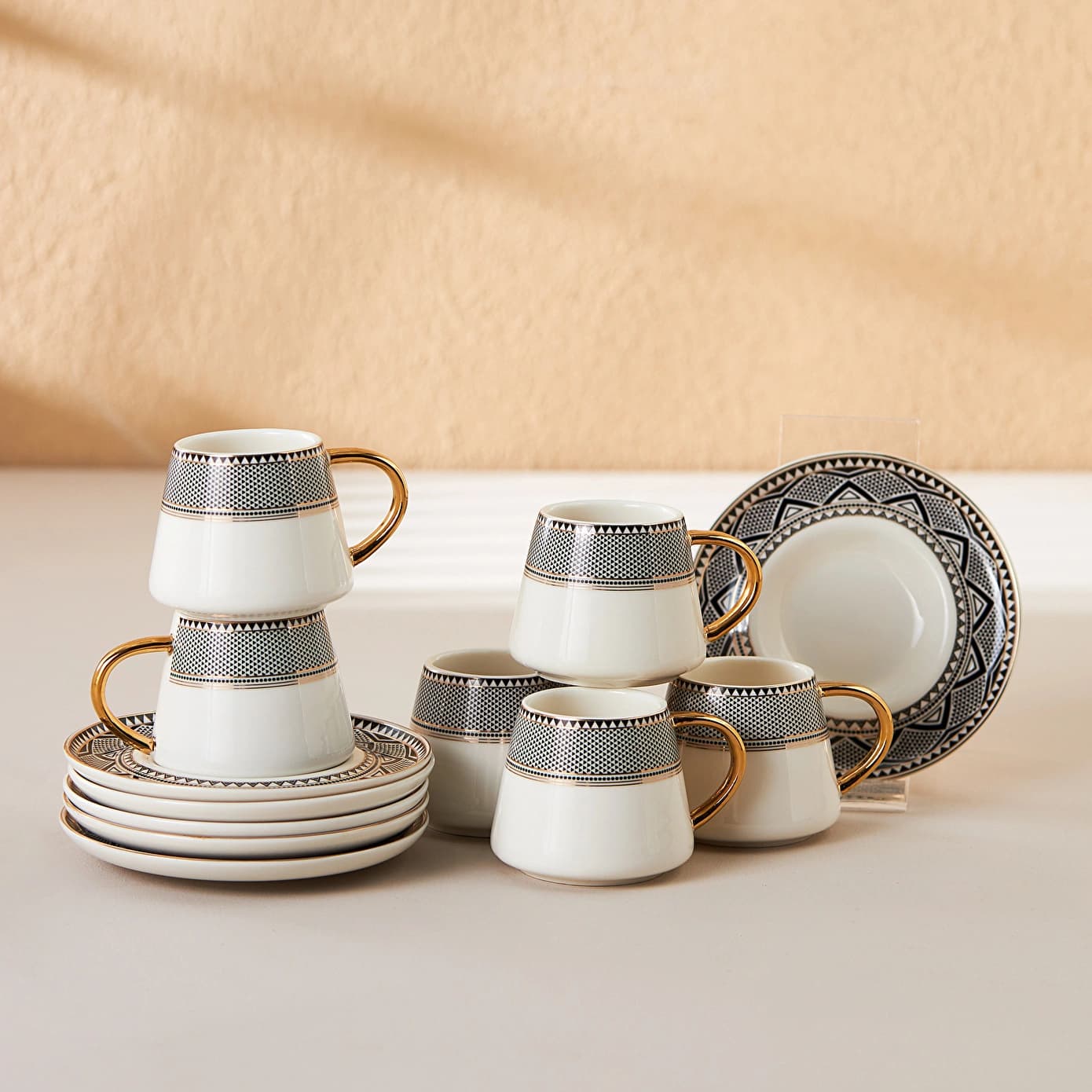 Karaca Globe 6 Kişilik Kahve Fincan Takımı 80 ml