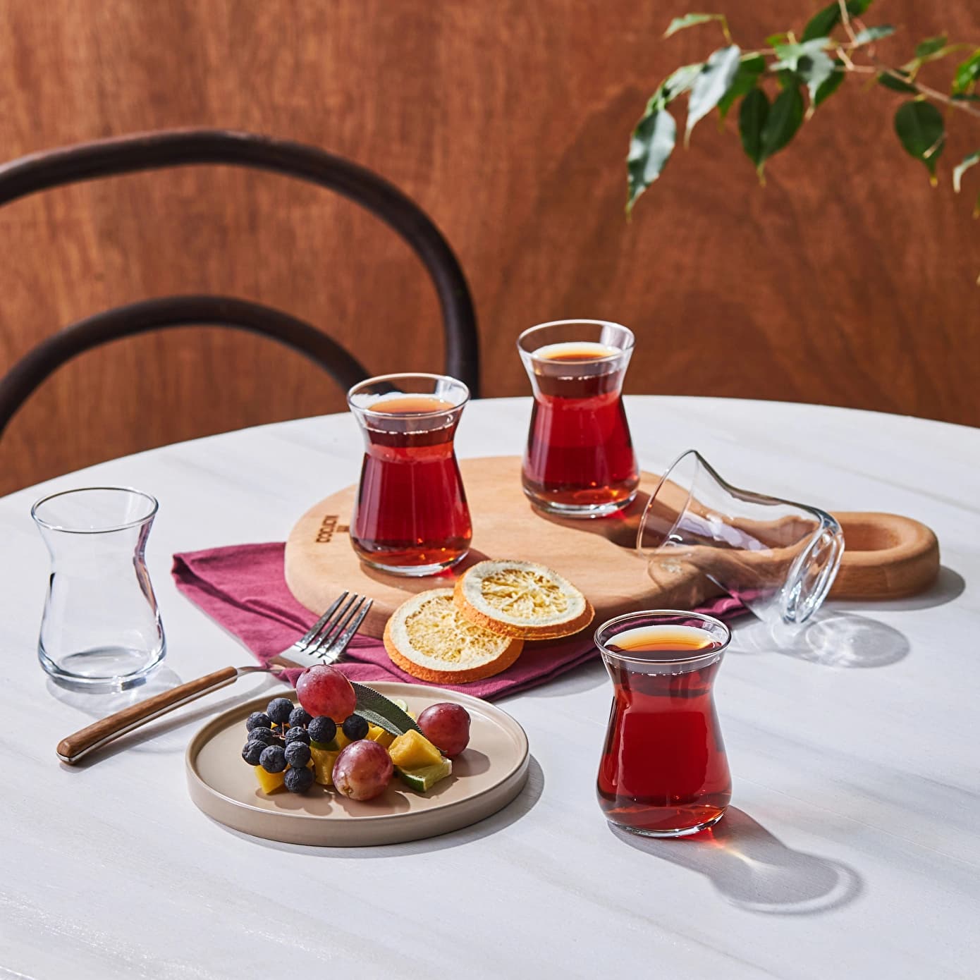 Karaca İrem 6'lı Çay Bardağı Seti 132 ml