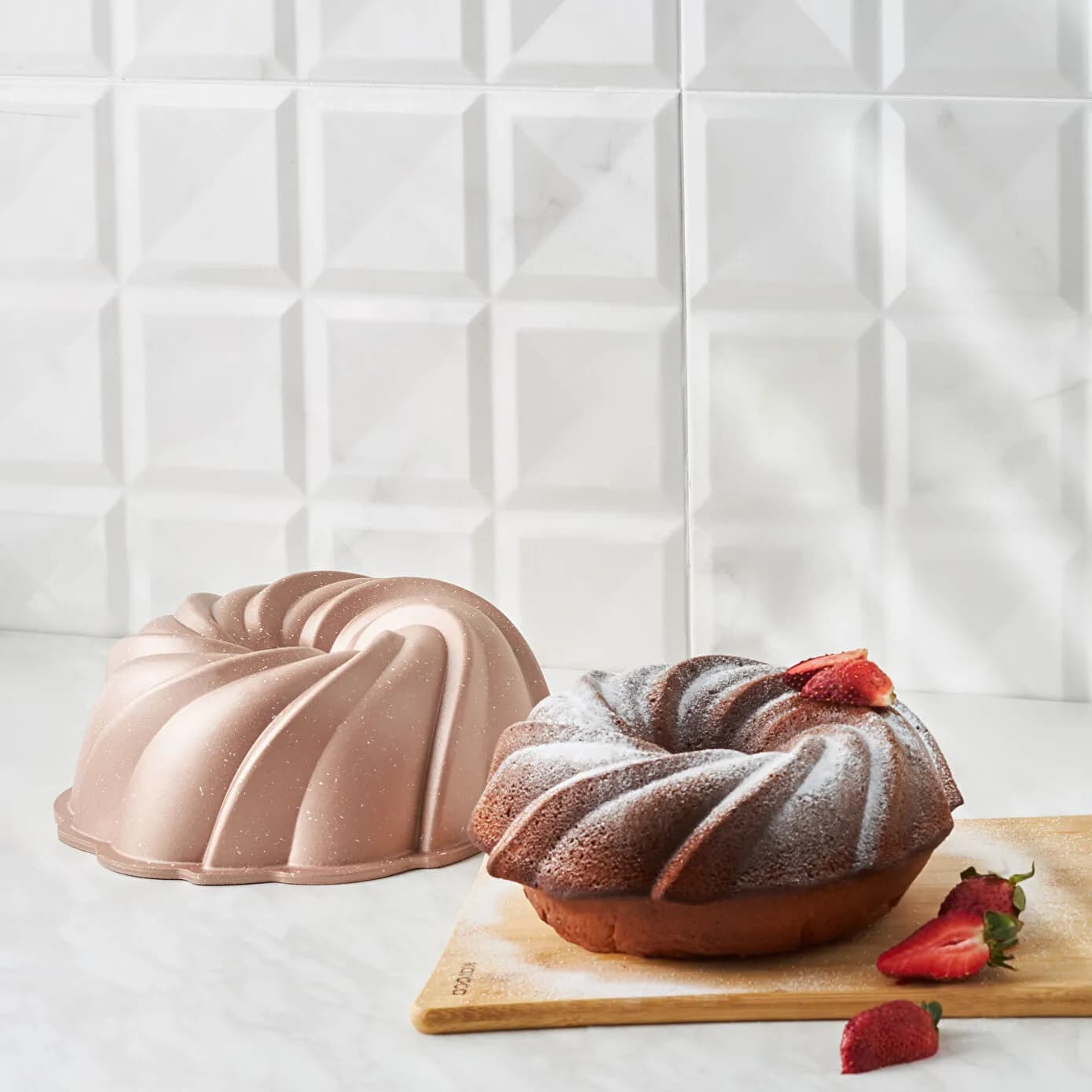 Karaca Cake Pro Pare Rosegold Döküm Kek Kalıbı