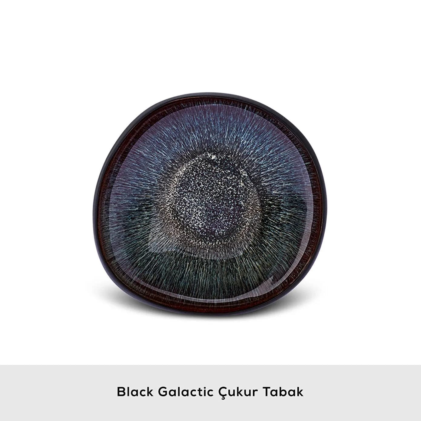 Karaca Galactic Siyah Çukur Tabak 21x20,5x5,5 cm