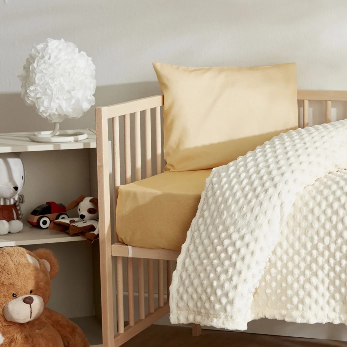 Karaca Home Bebek Lily Ekru Tomurcuk Battaniye 90x110 cm