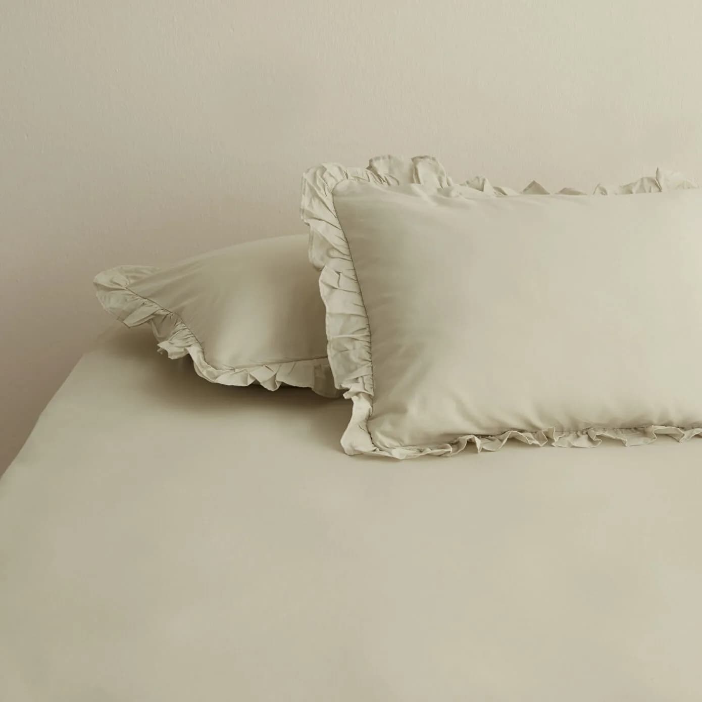Karaca Home Basic 2'li Fırfırlı Yastık Kılıfı Adaçayı