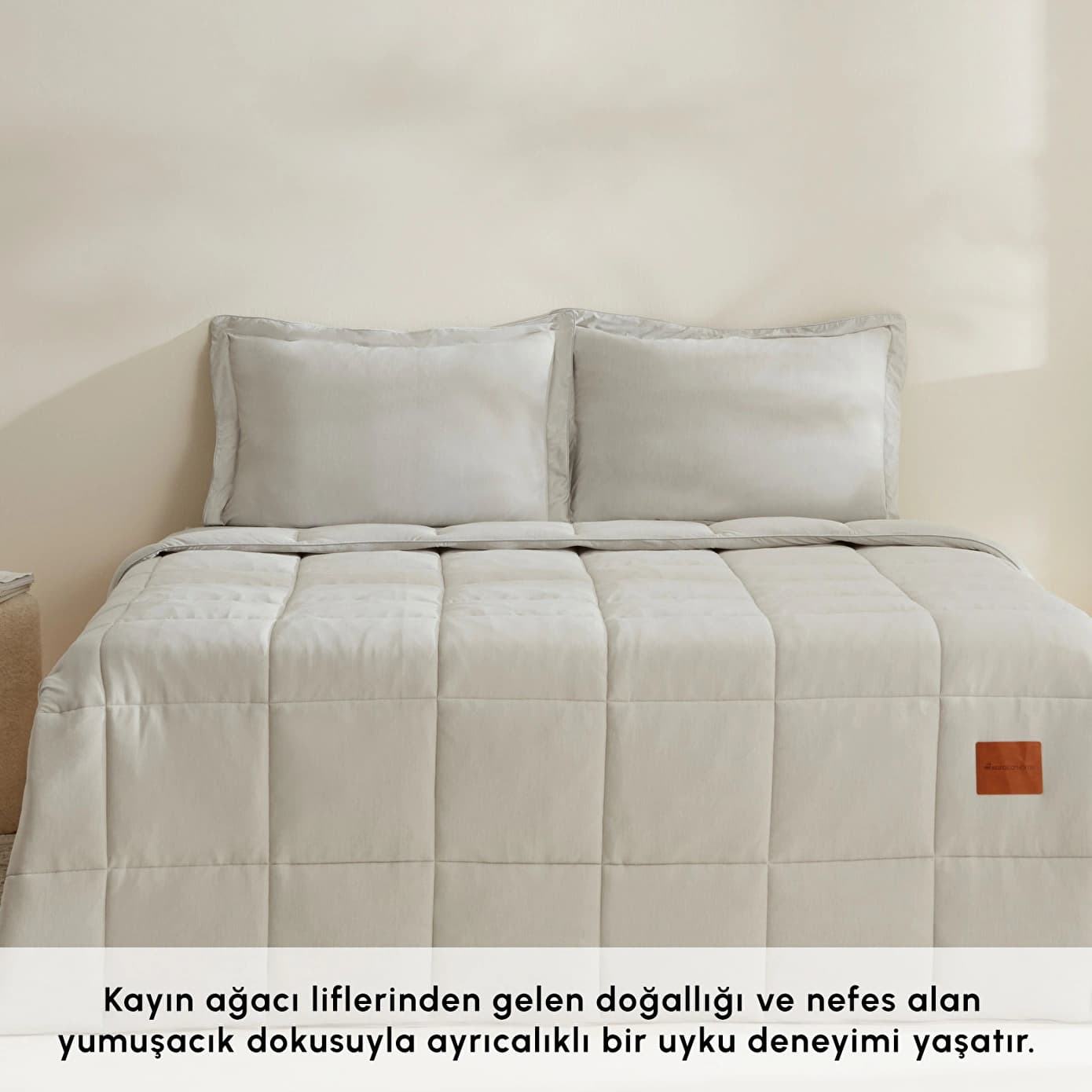 Karaca Home Benji Çift Kişilik Modal Comfort Set Açık Gri