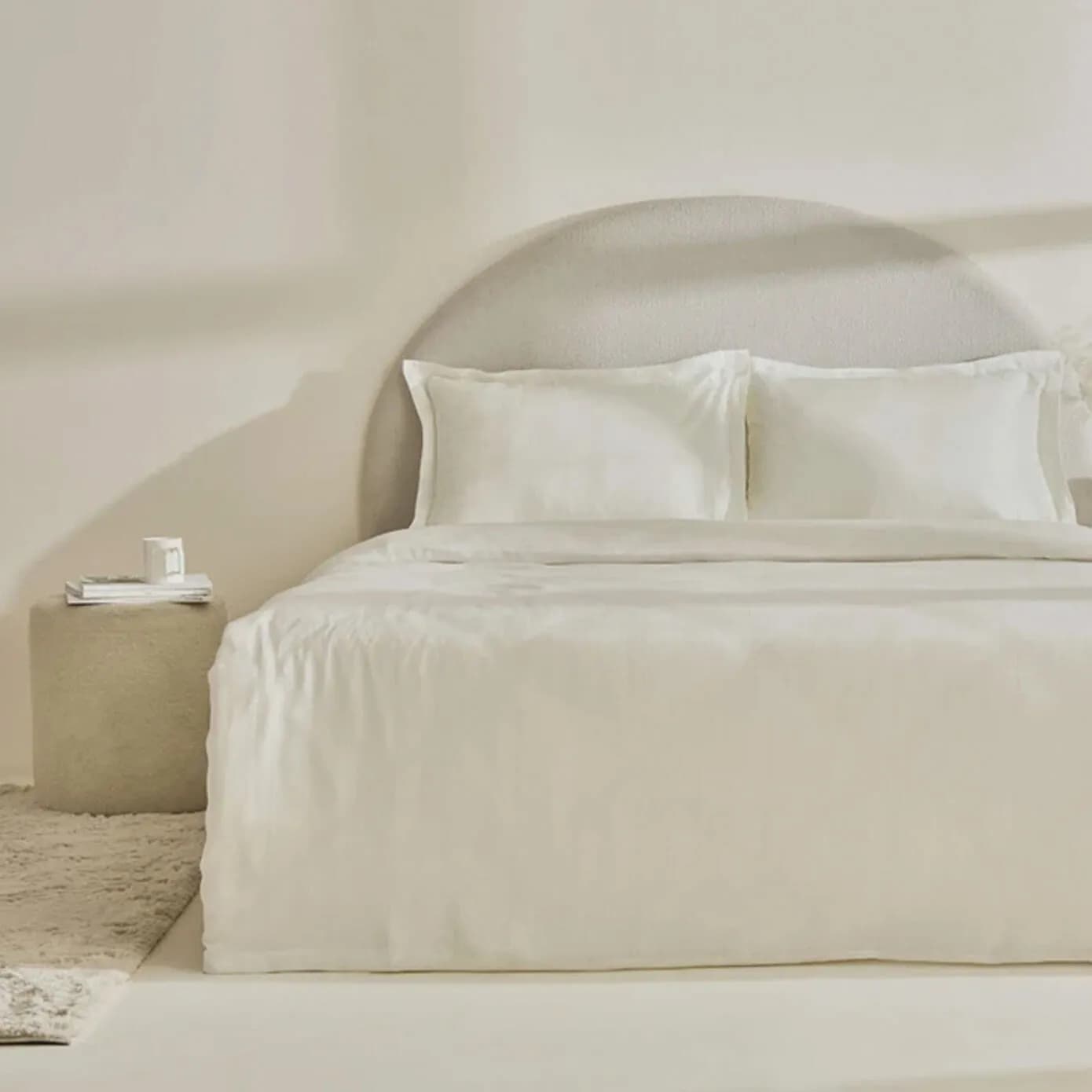 Karaca Home Alvin Çift Kişilik Nevresim Takımı Beyaz