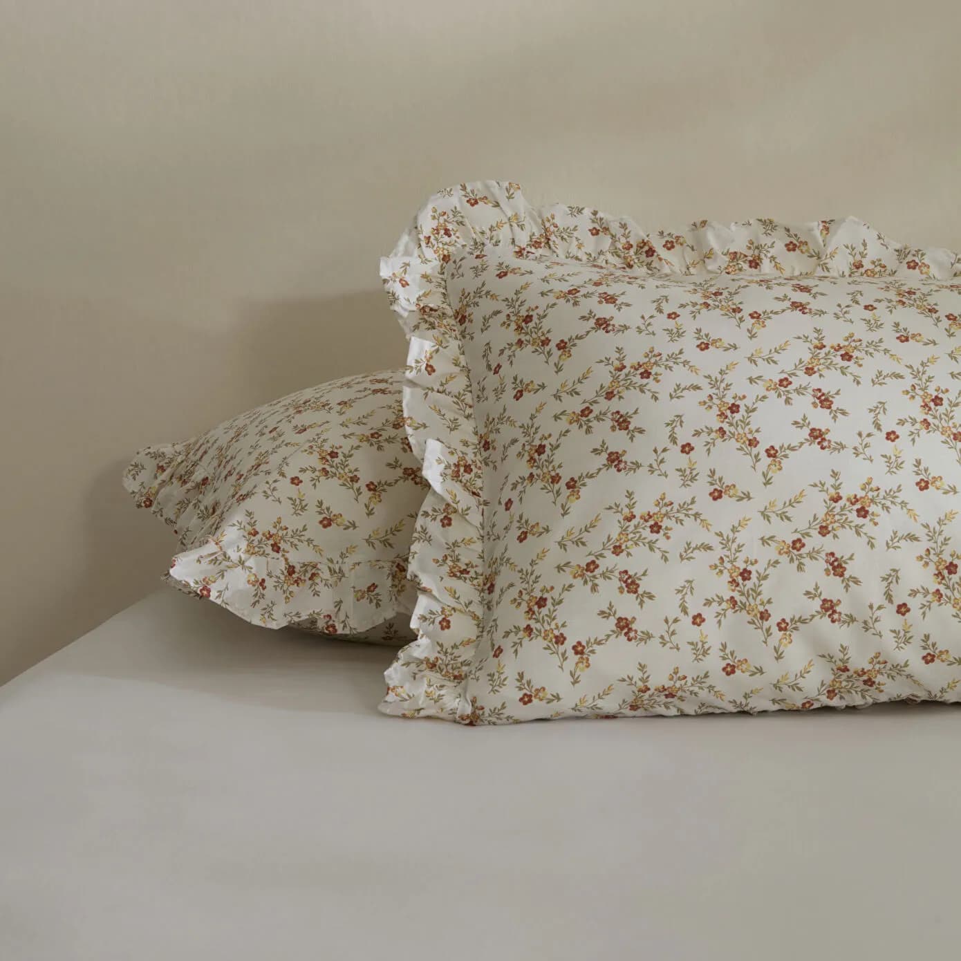 Karaca Home Mizu Fırfırlı 2'li Yastık Kılıfı Offwhite
