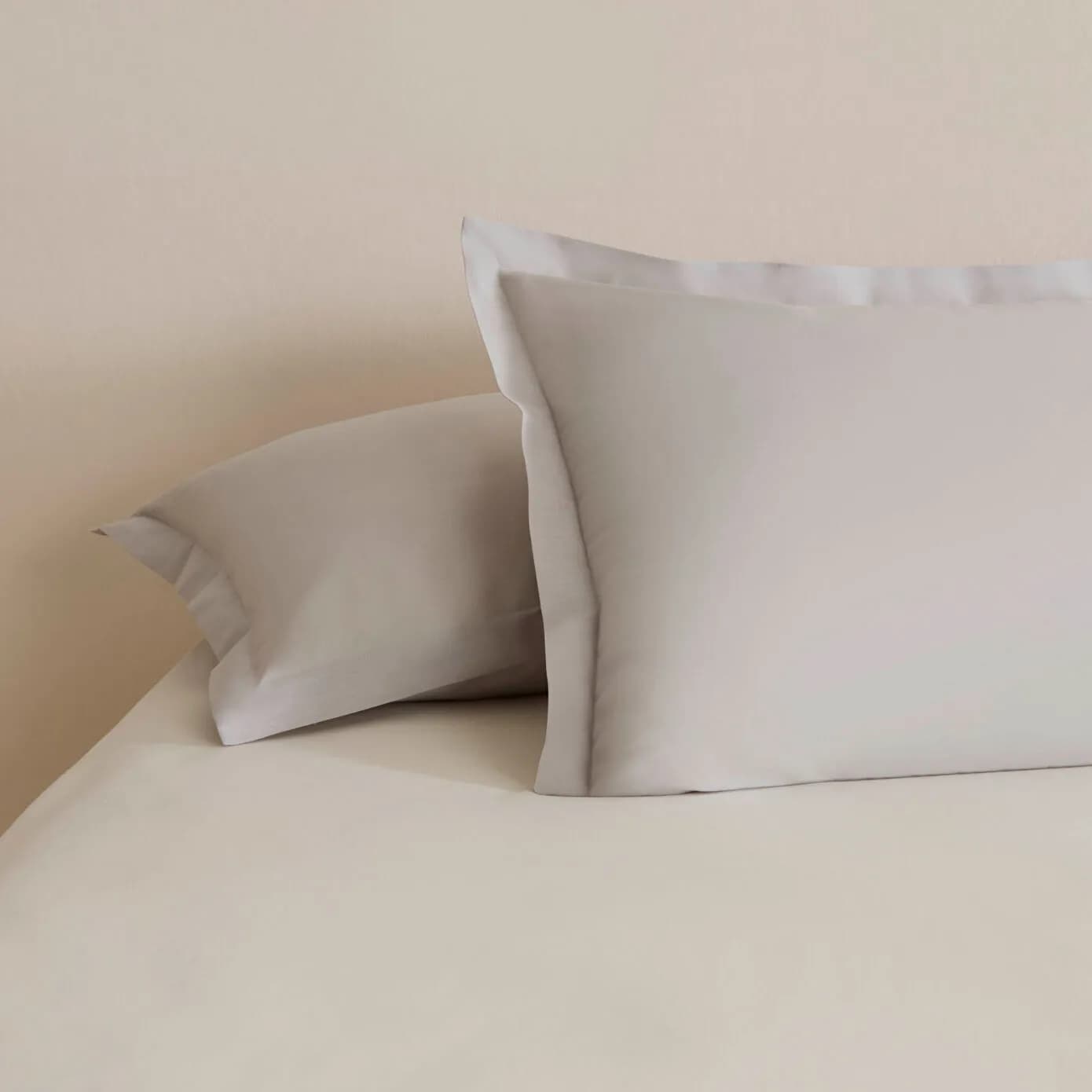Karaca Home Basic Volanlı 2'li Yastık Kılıfı Gri 50X70 Cm