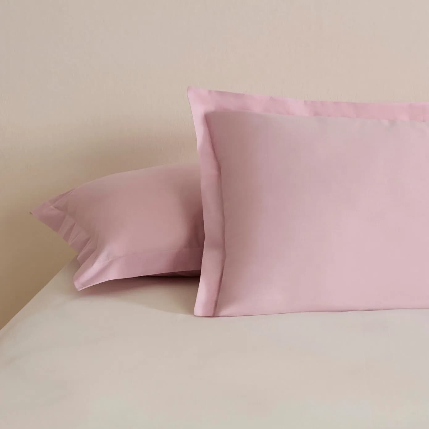 Karaca Home Basic Volanlı 2'li Yastık Kılıfı Pudra 50X70 Cm