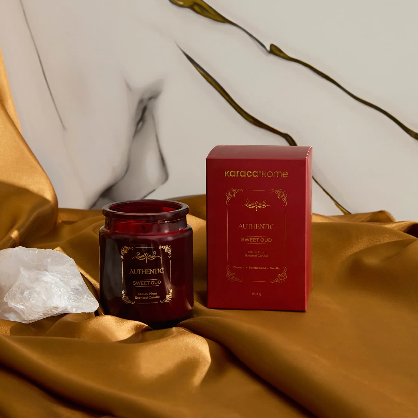 Karaca Home Authentic Serisi Sweet Oud Kokulu Mum