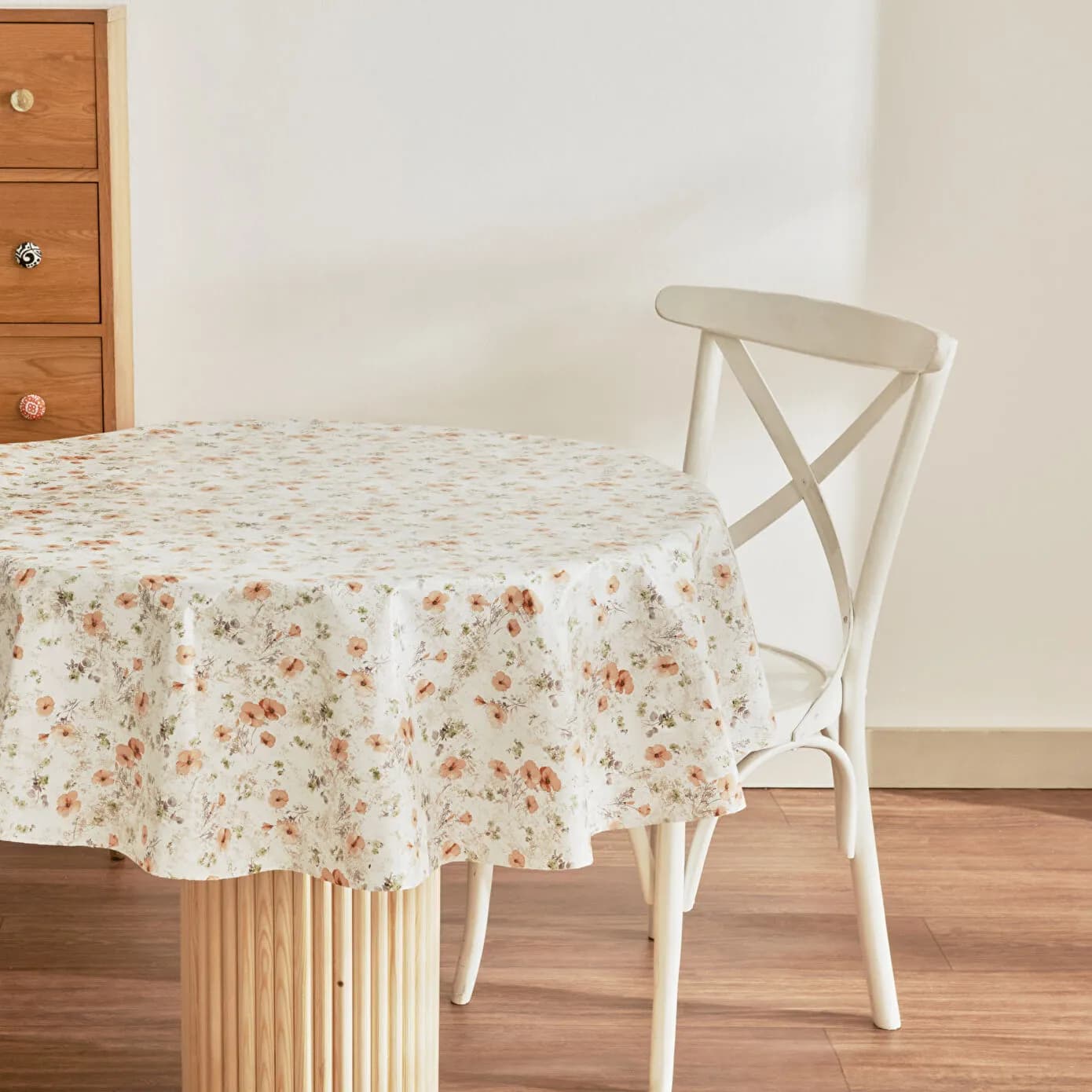 Karaca Home Dora Çiçekli Pvc Masa Örtüsü Turuncu