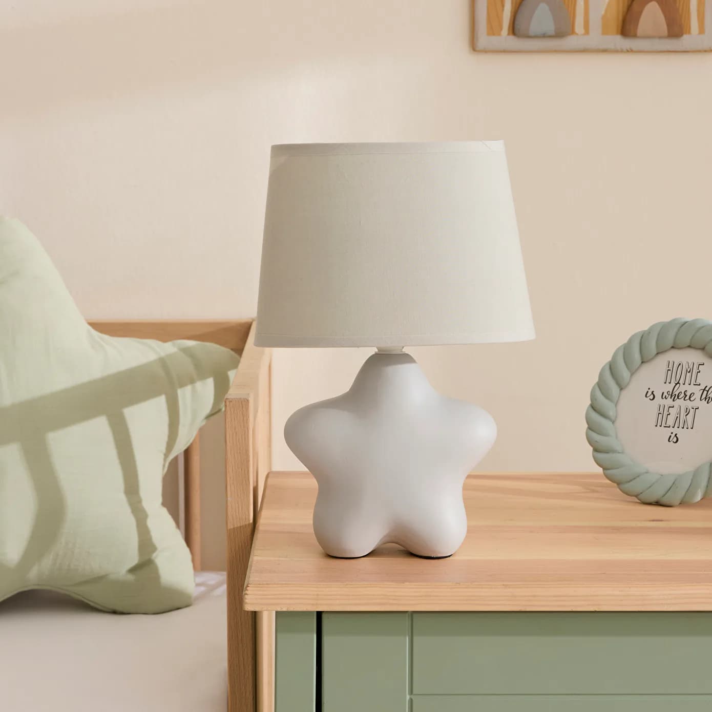 Karaca Home Little Star Abajur Gri