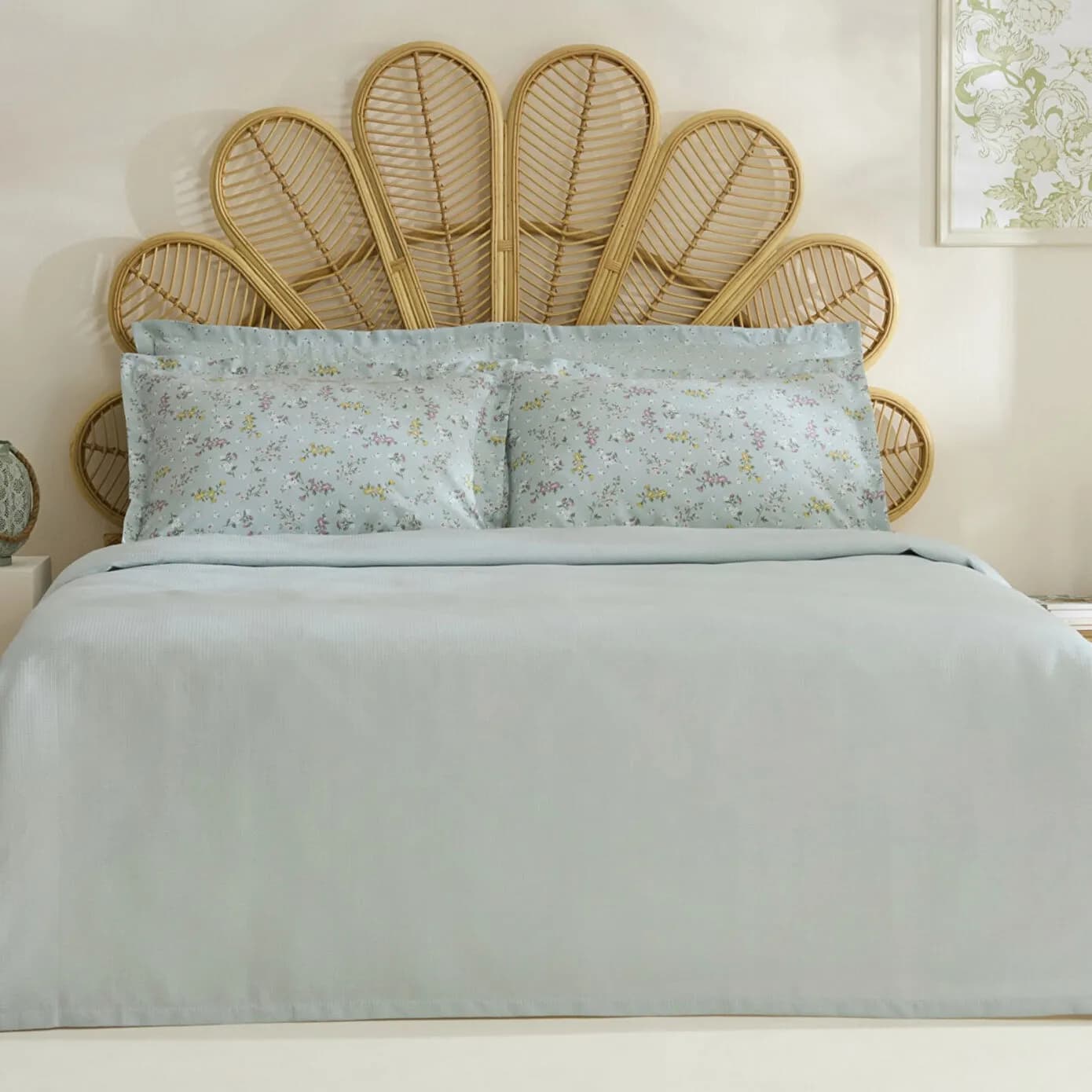 Karaca Home Noa Bambu Çift Kişilik Pike Takımı Mint