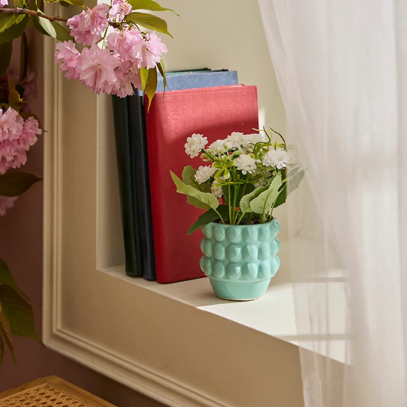 Karaca Home Rocco Saksılı Yapay Bitki Yeşil 9x9x8.5 cm