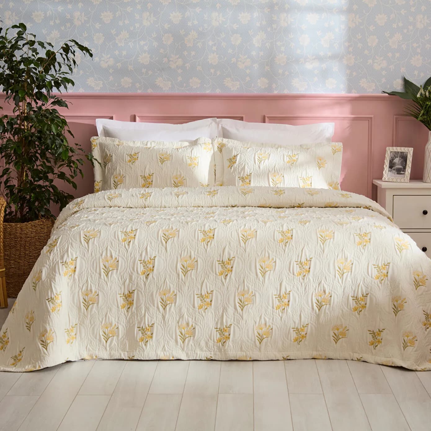 Karaca Home Melina Çift Kişilik Yatak Örtüsü Takımı Multicolor