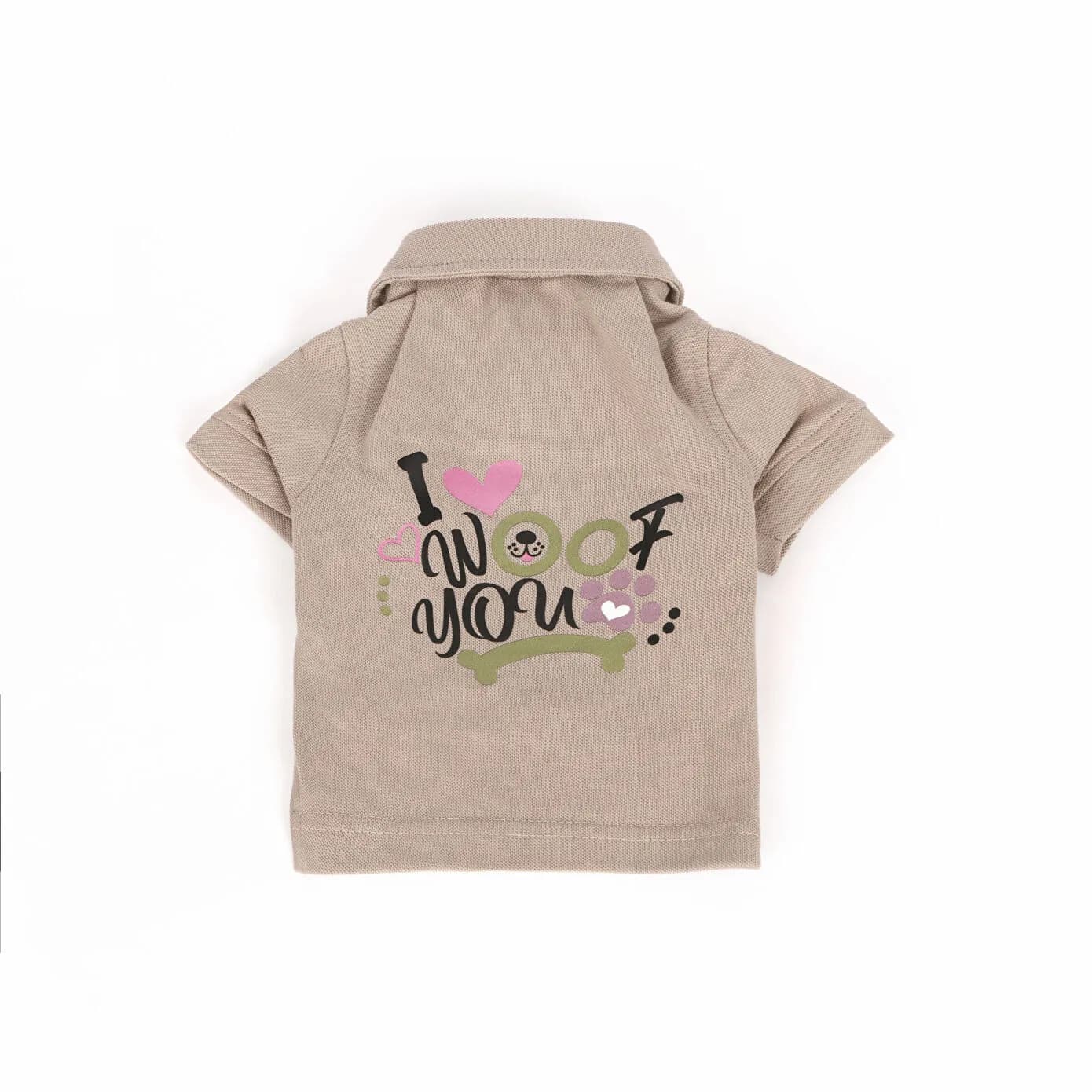 Karaca Home x Pati I Woof you T-Shirt S Beden Vizon
