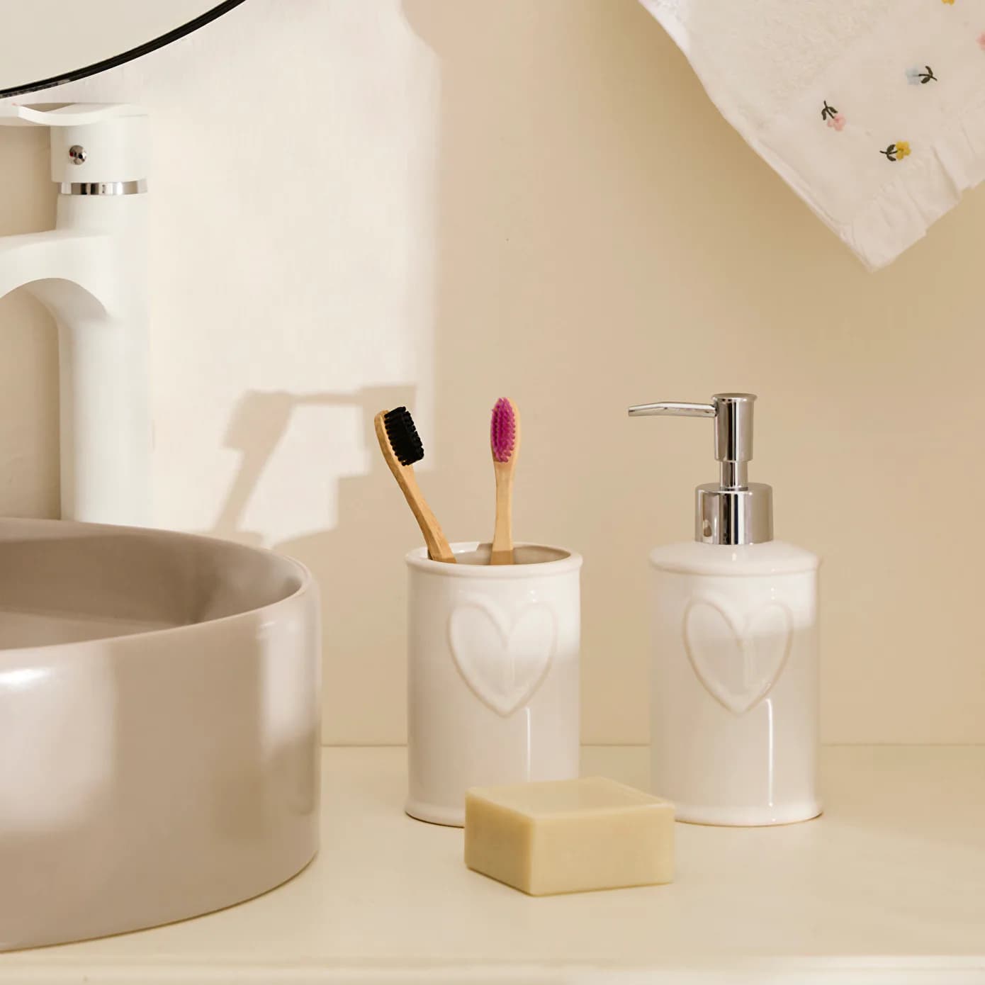 Karaca Home Amour 2li Banyo Aksesuar Seti