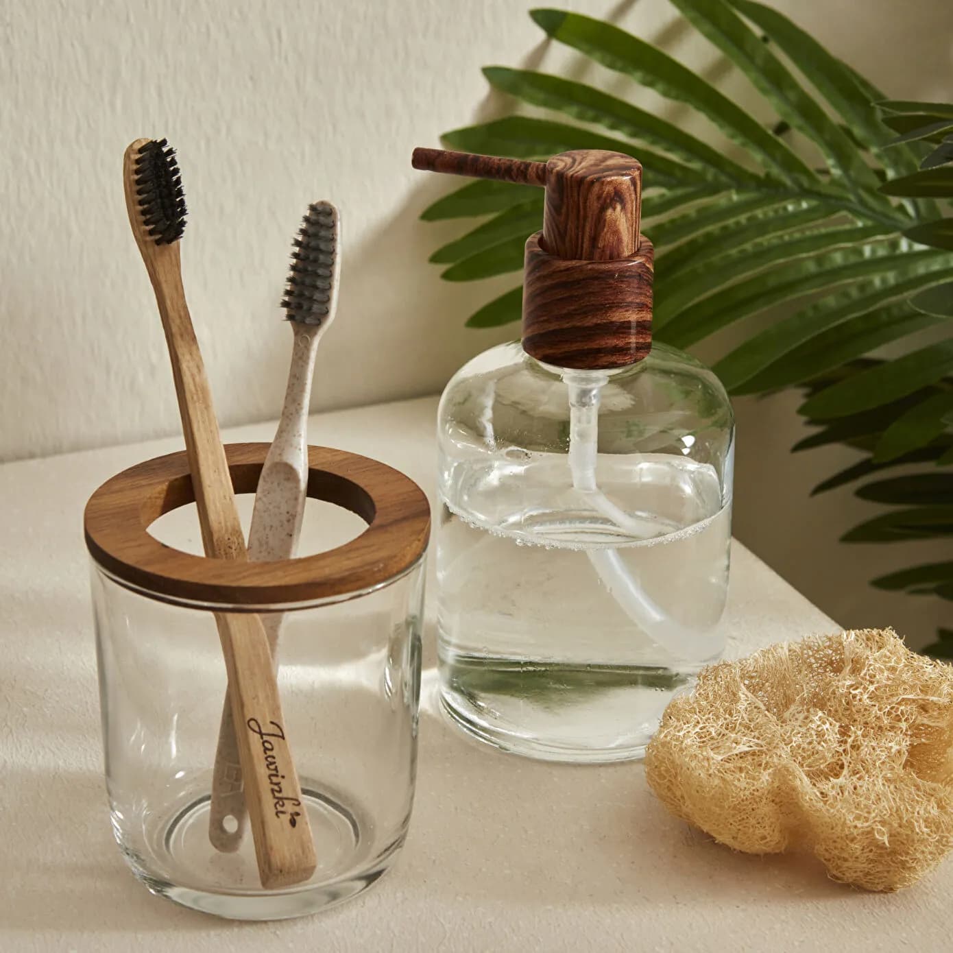Karaca Home Woody 2 Parça Banyo Aksesuar Seti