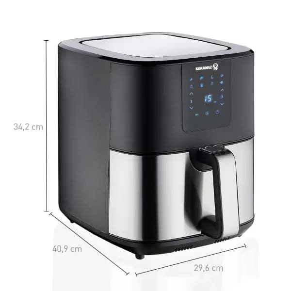 Korkmaz Air Max Airfryer 6.5 Litre  A888 görsel 2