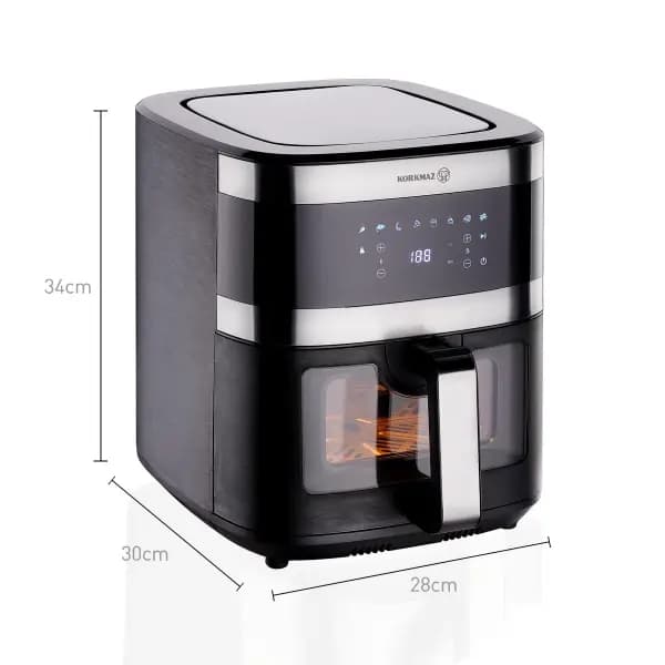 Korkmaz Air Vision Airfryer 7.5 Litre A890 görsel 2