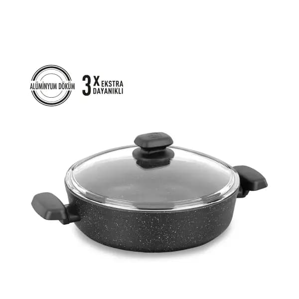Korkmaz Ornella 26x7 cm Kısa Tencere A1344