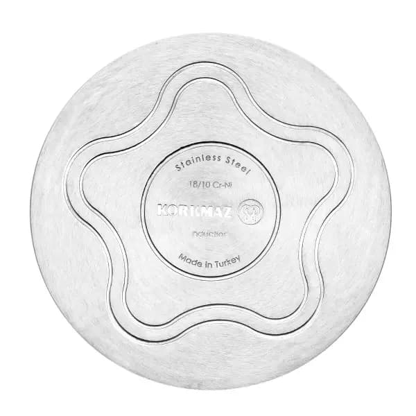 Korkmaz Perla 24x6.5 cm Kısa Tencere A1658 görsel 3
