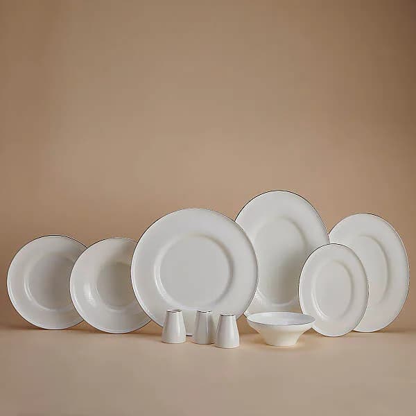 Korkmaz Bella Collection 60 Parça Yemek Takımı Platin A8171